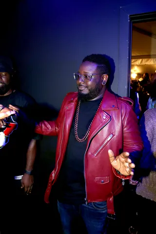 The Grammy Award-winning rapper T-Pain poses for the camera.  - (Photo: Johnny Nunez/BET)