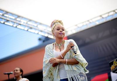 Chrisette Michele Makes Life Golden - That voice....(Photo: Jason Kempin/Getty Images for BET)
