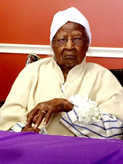 Oldest Woman in the World Passes Away&nbsp; - Jeralean Talley, the world’s oldest person, has died at age 116. Talley was born in Montrose, Ga., in 1899 and moved to Michigan in the 1930s. Talley was recently hospitalized for fluid in her lungs before returning home to “where she wanted to be.” Talley is survived by her family members, including a 2-year-old great-great grandson. (Photo: Elisha Anderson/Detroit Free Press via AP Photo, fie)