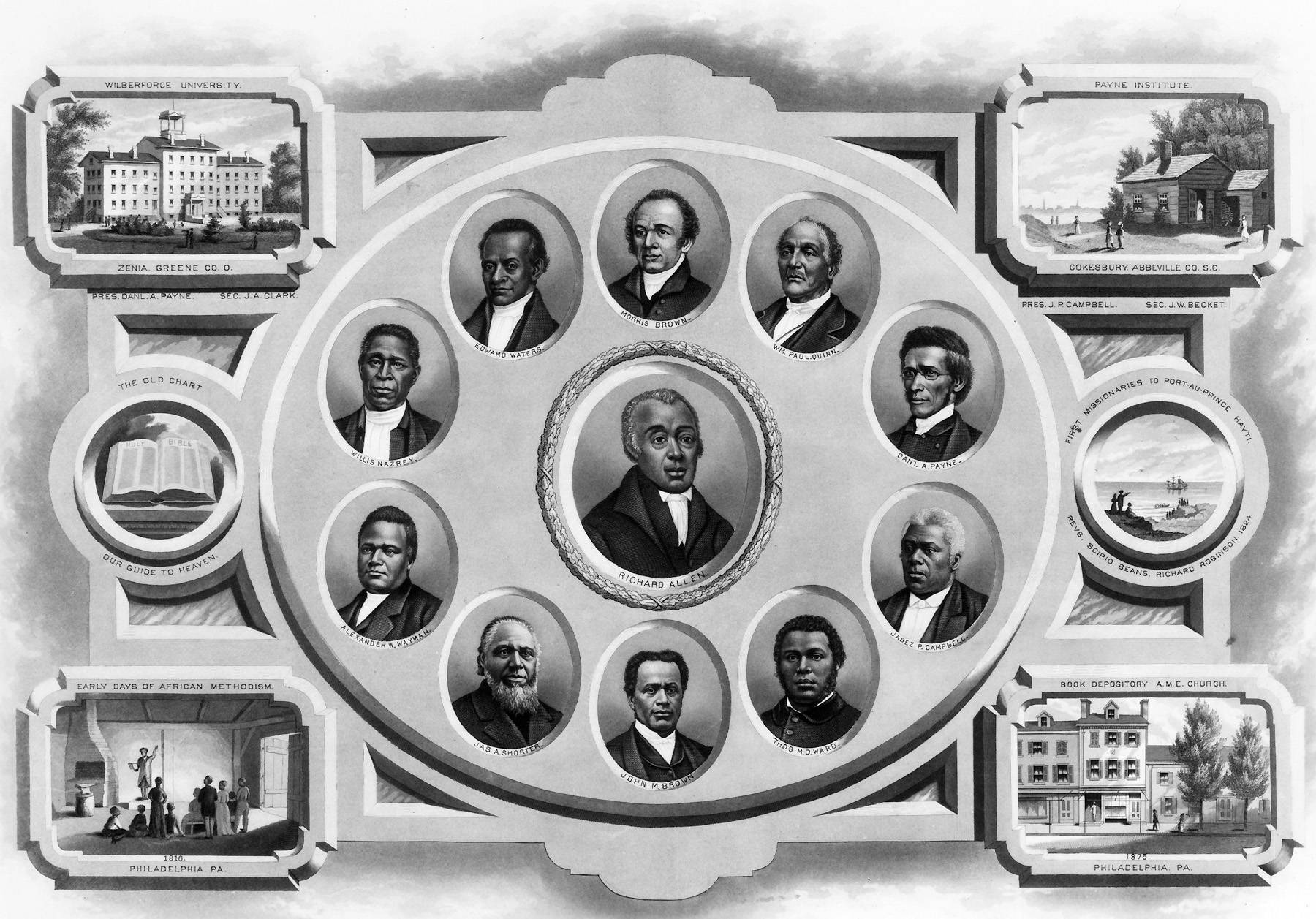 ame church founders day clipart