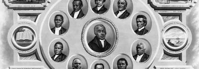 The First African Methodist Episcopal Church - After Allen became ordained in the ministry of the Methodist Episcopal Church, he founded the African Methodist Episcopal (A.M.E.) Church in 1816. It was the first national Black church in the United States. Allen was the church?s first bishop. One of Allen?s collaborators in the founding of the church was Rev. Morris Brown, who traveled to Philadelphia from Charleston, S.C.&nbsp;(Photo: MPI/Getty Images)