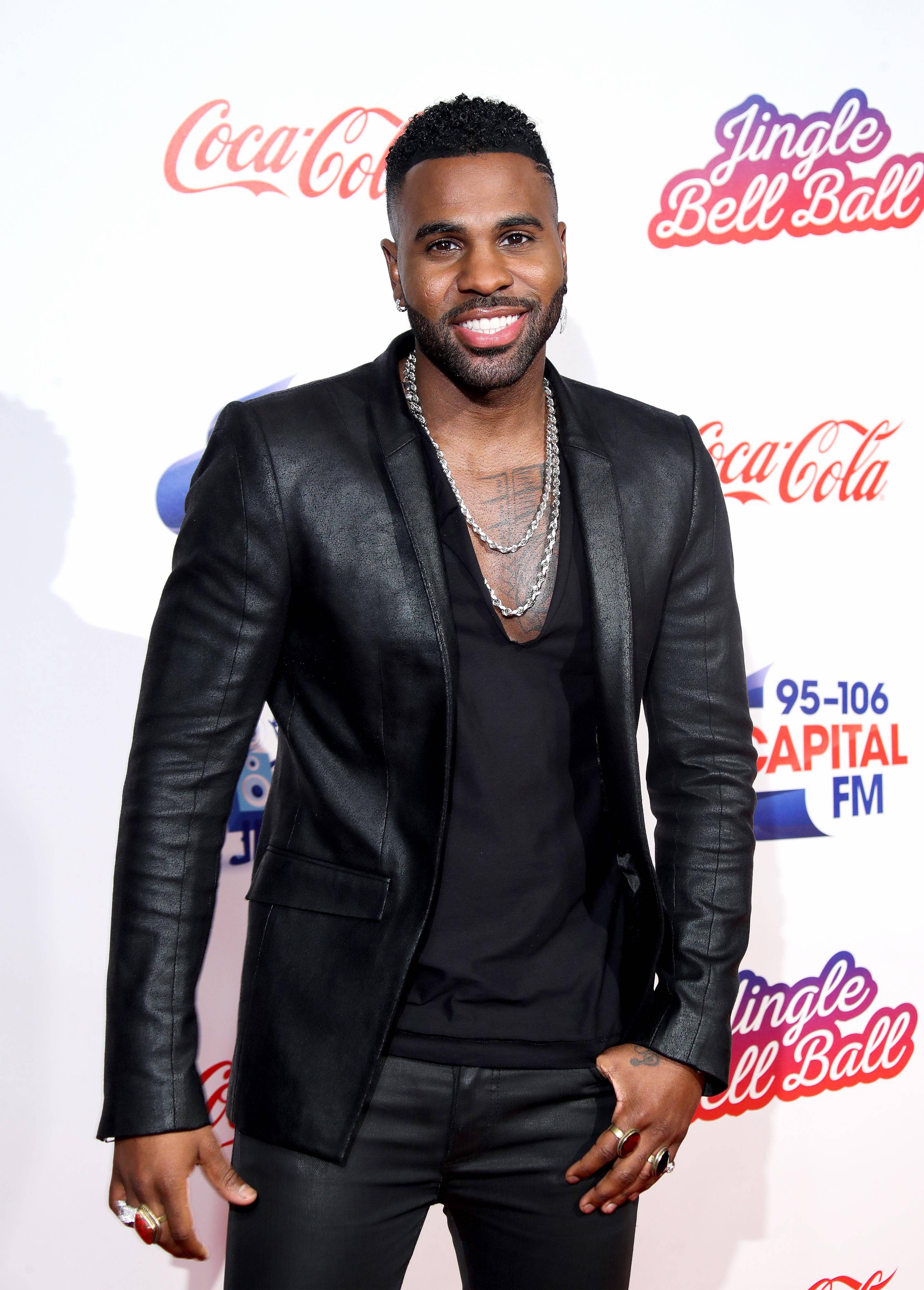 LONDON, ENGLAND - DECEMBER 09: Jason Derulo attends the Capital FM Jingle Bell Ball at The O2 Arena on December 09, 2018 in London, England. (Photo by Mike Marsland/Mike Marsland/WireImage)