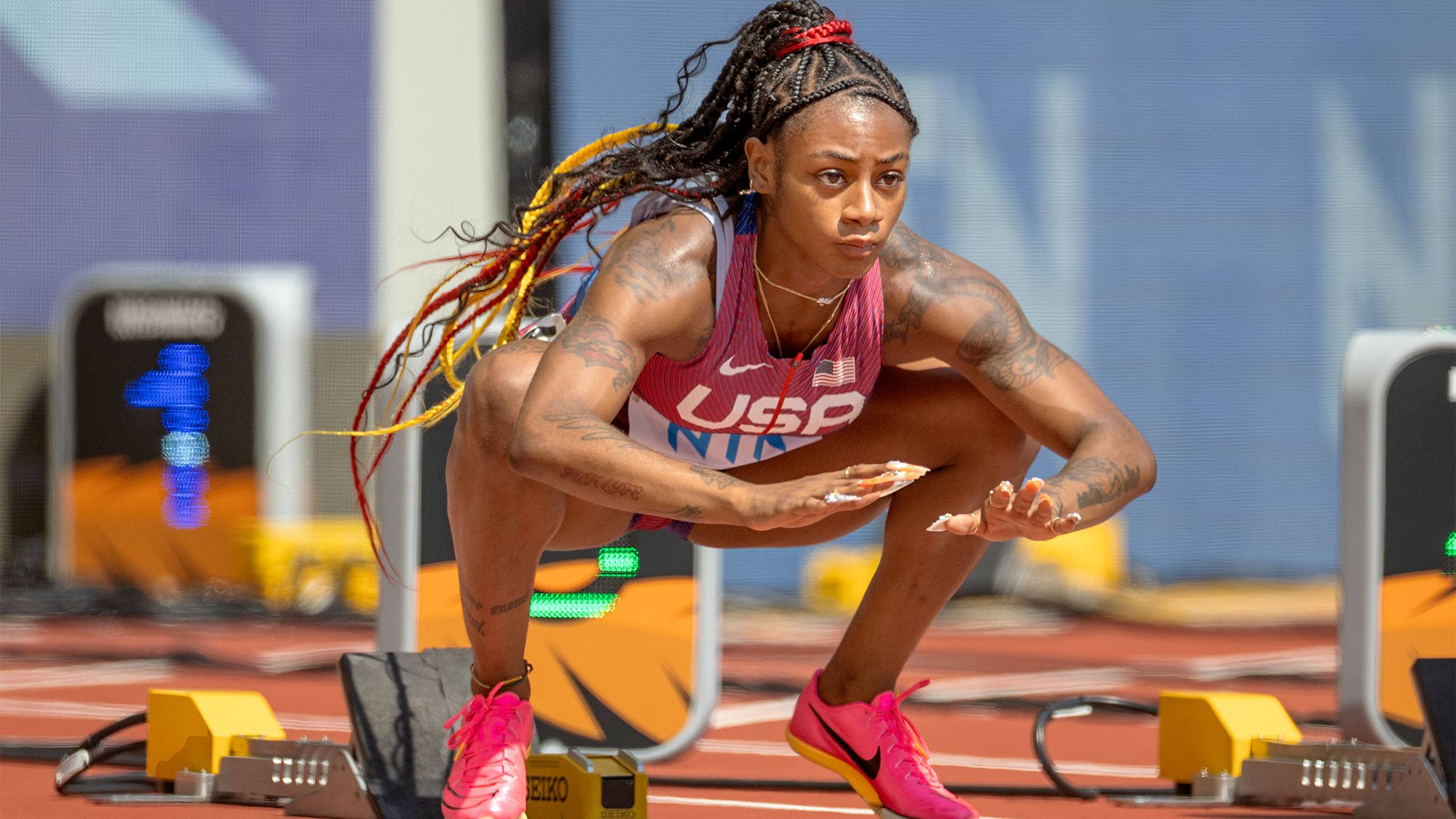 Sha'Carri Richardson wins 100, claims fastest woman in world title