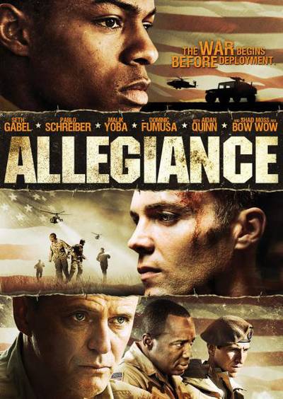 Allegiance - Bow Wow stars alongside Pablo Schreiber and Aidan Quinn in this flick about war and camaraderie. Premieres, Friday November 22nd at 3:30P/2:30C.&nbsp;(Photo:&nbsp;Hardball Entertainment)