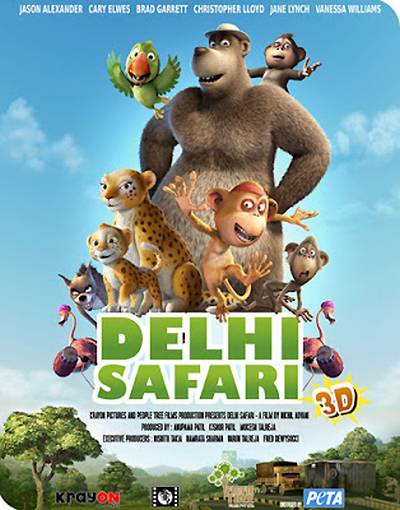 Delhi Safari: December 7 - Vanessa Williams voices the mother character of Begam in this animated feature. It chronicles the journey a cub leopard and his animal friends take when their forest home is on the verge of destruction.  (Photo: Krayon Pictures)