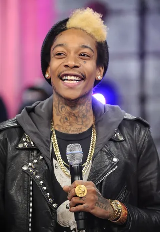 Wiz Khalifa - Wiz Khalifa at 106 &amp; Park, November 26, 2012. (Photo: John Ricard / BET)