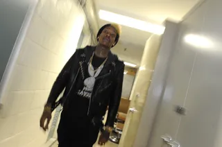 Lets Go! - Wiz Khalifa at 106 &amp; Park, November 26, 2012. (Photo: John Ricard / BET)