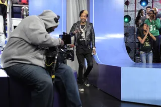 The Wizard - Wiz Khalifa at 106 &amp; Park, November 26, 2012. (Photo: John Ricard / BET)