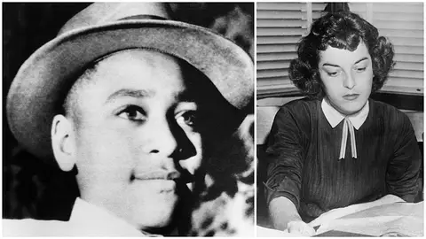 Emmett Till was brutally murdered in Mississippi after flirting with a white woman, Carolyn Bryant  
