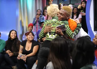 Hugs - BET 106 &amp; Park, November 20, 2012. (Photo: John Ricard / BET).