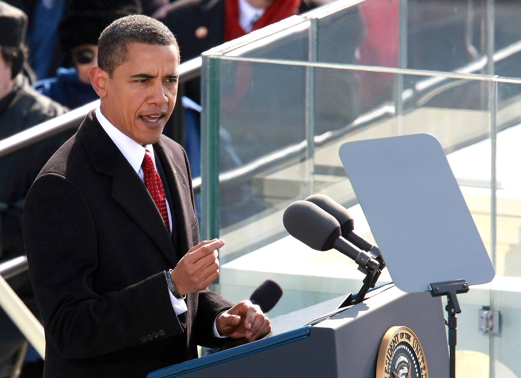 President Obama delivers address at 2009 inauguration ceremony