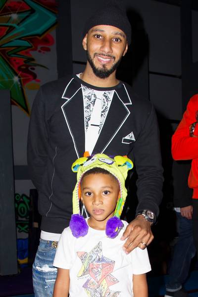 Swizz Beatz and Kasseem Dean Jr. - Kasseem Jr. (whose mom is singer Mashonda Tifrere) and his pop get our vote for the cutest father and mini-monster team on the block.   (Photo: Michael Stewart/Getty Images for Flipeez)