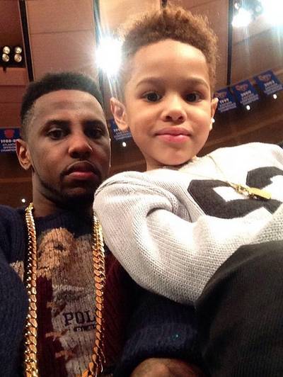 Fabolous and Johan Jackson - Fab clearly passed on his good genes and high-top fade down to his son. And matching bling?adorable!  (Photos: Fabolous via Instagram)