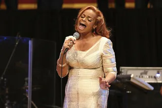 Karen Clark Sheard is Who You Need to Hear - Karen Clark Sheard talents have been making strides in the gospel community for over 20 years. Get familiar with some of her most popular tunes right here.(Photo: David Surowiecki/Getty Images for JJ Hairston &amp; Youthful Praise)
