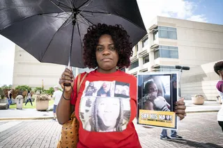 Mothers demand justice for Markeis McGlockton at Florida State Attorney Bernie McCabe's office. - (Photo: Nathan Bolster/BET)