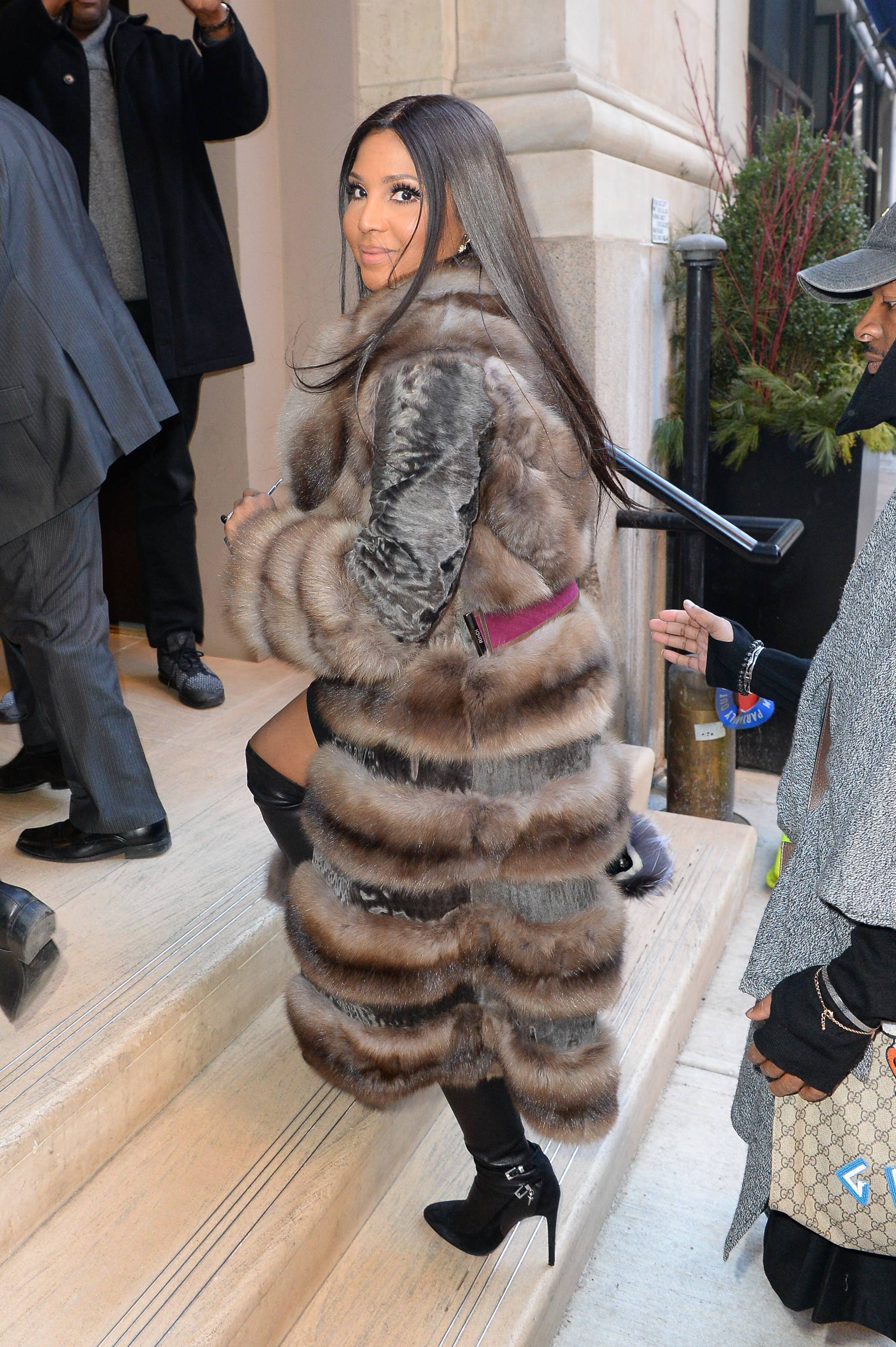 lil kim chinchilla coat