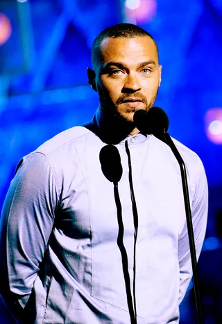 J. Will - Jesse Williams took the stage to present one of the night's top honors.(Photo: Bryan Steffy/BET/Getty Images for BET)