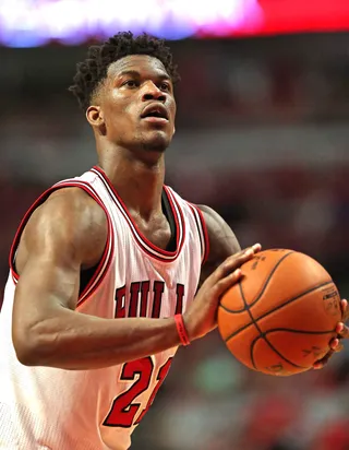 Jimmy ButlerSigned With: Chicago BullsPrevious Team: Chicago Bulls - Jimmy Butler went from scoring 13.1 points per game during the 2013-14 season to averaging 20 points per contest this past season and winning the NBA's Most Improved Player award. The Chicago Bulls thanked the first-time All-Star by coming to terms on a max deal worth $95 million over five years.&nbsp;(Photo: Jonathan Daniel/Getty Images)