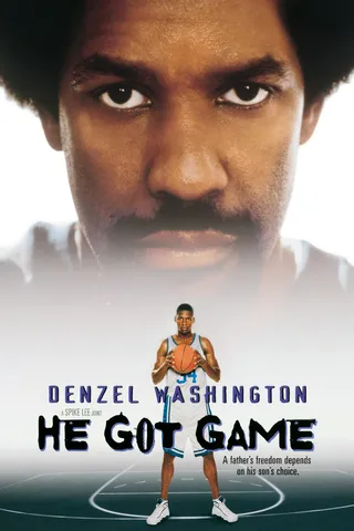 He Got Game, Thursday at 3:30P/2:30C - Denzel Washington's ballin' with the best of them. Encore on Friday at 12P/11C.&nbsp;  (Photo: Touchstone Pictures / 40 Acres &amp; A Mule Filmworks)