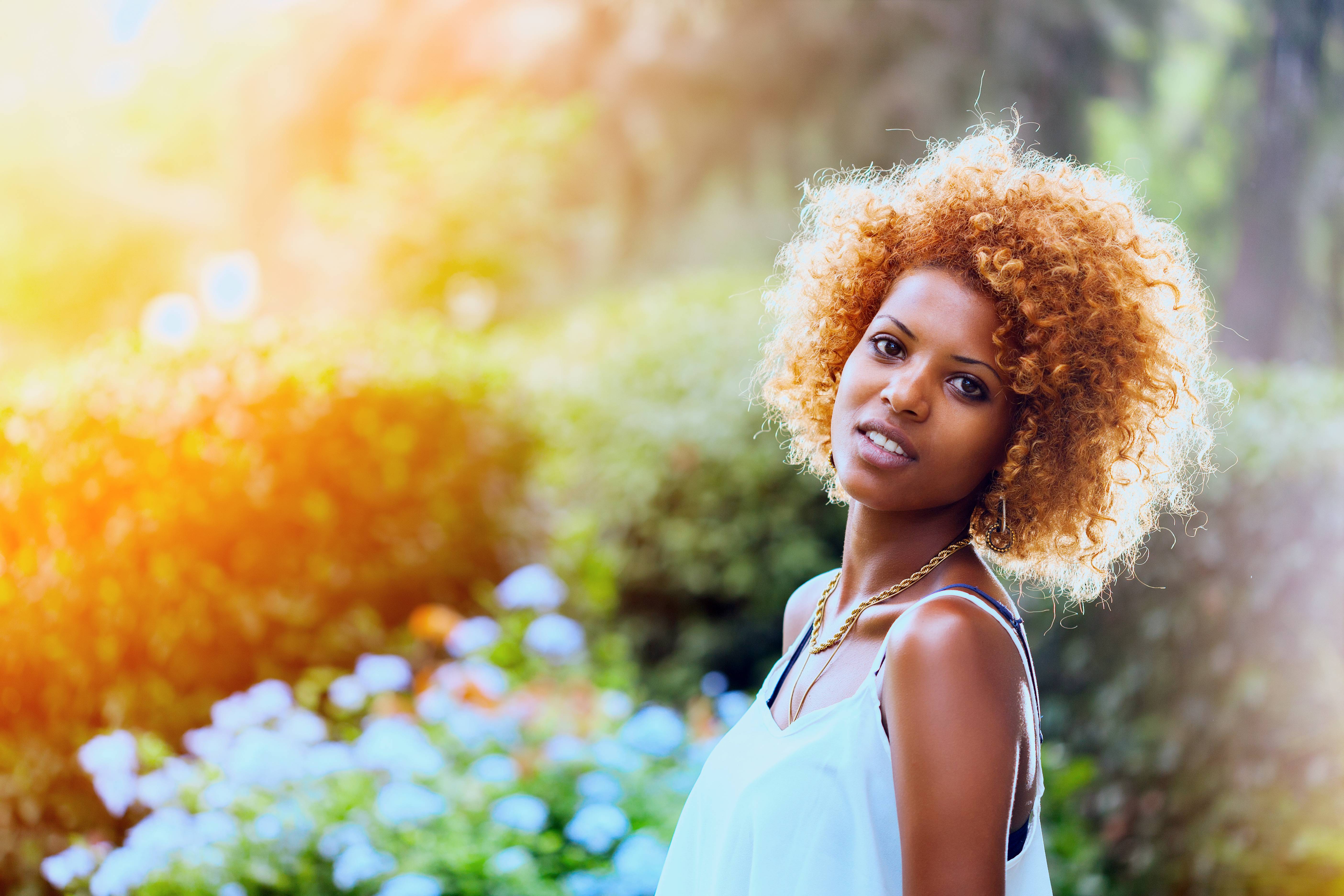 natural hair woman