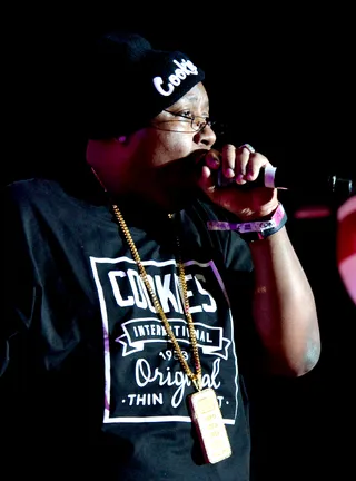 E-40 - &quot;Choices (Yup)&quot; - You think you can keep your&nbsp;party going&nbsp;without this heater from the&nbsp;Ambassador of the Bay?&nbsp;Nope.(Photo: Kevin Winter/Getty Images for Coachella)