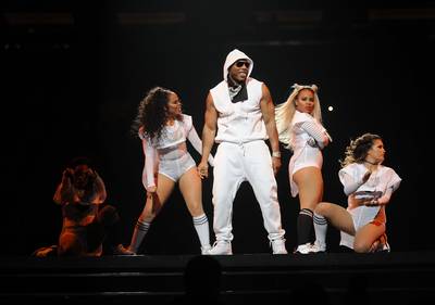 Nelly - e's been doing this for a minute. Of course he knows how to put on a show. &nbsp;(Photo: Brad Barket/Getty Images)