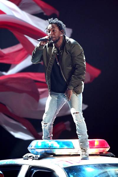 Kendrick Lamar - “Ain’t no gimmicks ‘round here, this Compton, me, Dre and Kendrick” - &quot;On Me&quot; (The Documentary 2)Game had to give it up to the new king of the West Coast.(Photo: Mark Davis/BET/Getty Images for BET)