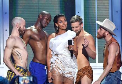Her Milkshake Brings All the Boys to the Yard - Mel B brought her hosting duties to the VH1 Big Music in 2015 concert in style — with all eyes on her, of course.(Photo: Mike Coppola/Getty Images for VH1)