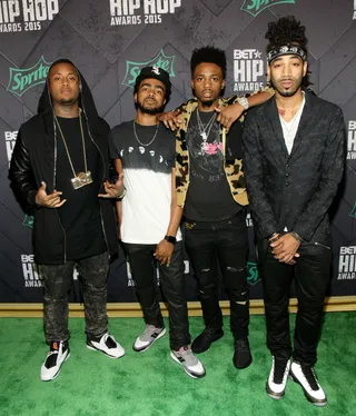 Moving the Culture - Metro Boomin and DJ ESCO have been moving the culture is real time all year with some of the most notable works coming from Future and Drake, so it was only right to share this moment with the homies.&nbsp;(Photo: Bennett Raglin/BET/Getty Images for BET Networks)