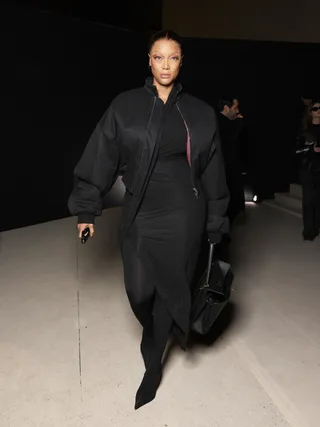 Tyra Banks At Balenciaga