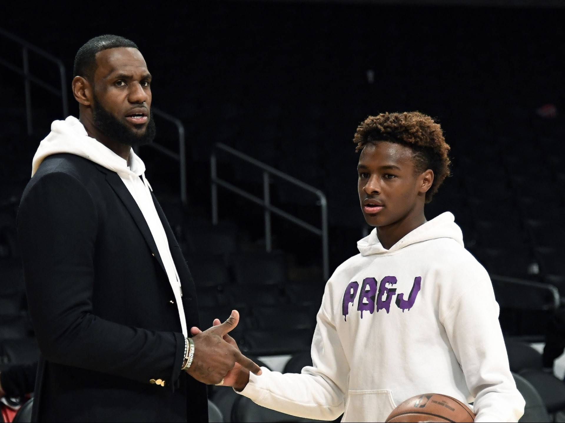 Timeless LeBron James Sets Sights On Playing in NBA with His Son Bronny