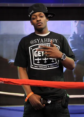 Freestyle Friday - Freestyle Friday contestant Syahboy at 106 &amp; Park, March 9, 2012. (Photo: John Ricard / BET)
