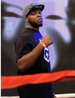 Ready to Rock - Freestyle Friday contestant Payne Da Squad Boy at 106 &amp; Park, March 9, 2012. (Photo: John Ricard / BET)