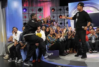 What Up, Man? - Big K.R.I.T takes the stage at 106 &amp; Park, March 9, 2012. (Photo: John Ricard / BET)