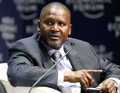 Aliko Dangote - &quot;Aliko is Africa’s richest man, and his business activities drive economic growth across the continent. That’s impressive, but I know him best as a leader constantly in search of ways to bridge the gap between private business and public health.&quot; — Bill Gates&nbsp;(Photo: REUTERS/Mike Hutchings)