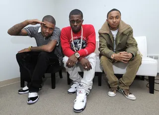 Cali Swag District, 'Teach Me How to Dougie' - A lot of rap songs in the past few years are accompanied by a signature dance move, but none reached the heights of this 2010 hit, immortalized when First Lady Michelle Obama busted it out with Dr. Oz at a Washington, D.C., elementary school. Cali Swag District's&nbsp;follow-up efforts were derailed the following year, when group dancer M-Bone was shot and killed.  (photo: John Ricard)