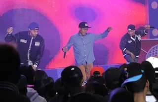 Fix It - The Rangers perform at 106 &amp; Park, March 7, 2012. (Photo: John Ricard /BET)