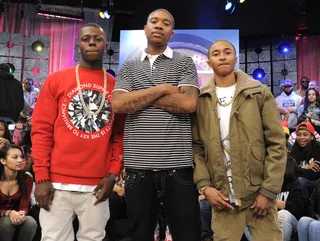 Cali Swag - Cali Swag District at 106 &amp; Park, March 7, 2012. (Photo: John Ricard /BET)&nbsp;