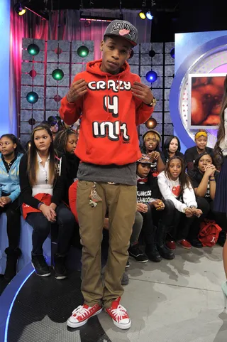 Young Sam - Young Sam at 106 &amp; Park, March 7, 2012. (Photo: John Ricard /BET)