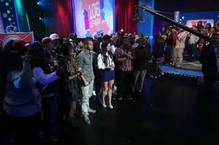 Terrence J and Rocsi - Terrence J and Rocsi Diaz at 106 &amp; Park, March 7, 2012. (Photo: John Ricard /BET)