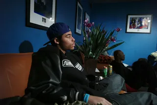 Julian of The Rangers - Julian of The Rangers in the green room at 106&amp;Park, March 7, 2012. (Photo: John Ricard /BET)
