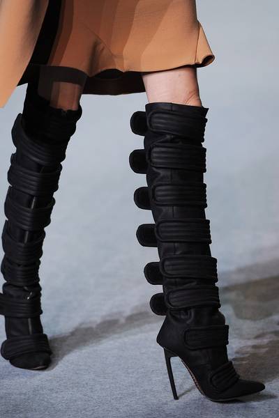 Color Switch - Yep, we’d take these boots in nude and black. (Photo: Pascal Le Segretain/Getty Images)