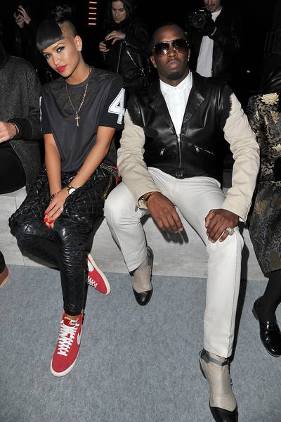 Cassie and Diddy - They've been rumored to be dating for years and refuse to kiss and tell, but are they ready to go public with their love? The pair have been less concerned about covering their tracks in recent months, even tweeting love messages to each other. Perhaps they're feeling inspired by hip hop's other long-simmering couple, Kim and Kanye?&nbsp;  (Photo: Pascal Le Segretain/Getty Images)