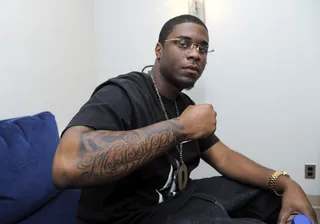 Posted - Big K.R.I.T. in the green room at 106 &amp; Park, March 9, 2012. (Photo: John Ricard / BET)