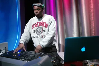 Play That Hit - DJ Self at 106 &amp; Park, March 05, 2012. (Photo: John Ricard / BET)