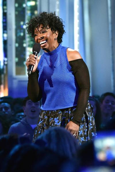 When a Legend Speaks - A gorgeous Gladys Knight shared a few works with the folks at the VH1 Big Music in 2015: You Oughta Know concert in New York.(Photo: Mike Coppola/Getty Images for VH1)