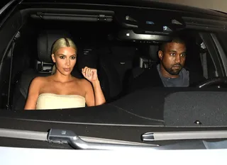 Kim Kardashian and Kanye West - Kim Kardashian and Kanye West leave a private Dave Chappelle performance at Peppermint Club in West Hollywood.(Photo: All Access Photo / Splash News)