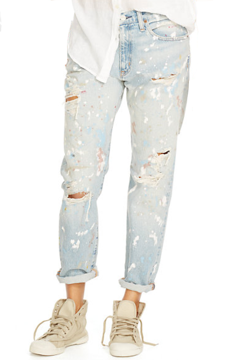 Ralph Lauren Paint-Splattered Jean - Image 8 from 10 Trending Denim Looks  to Try This Summer | BET