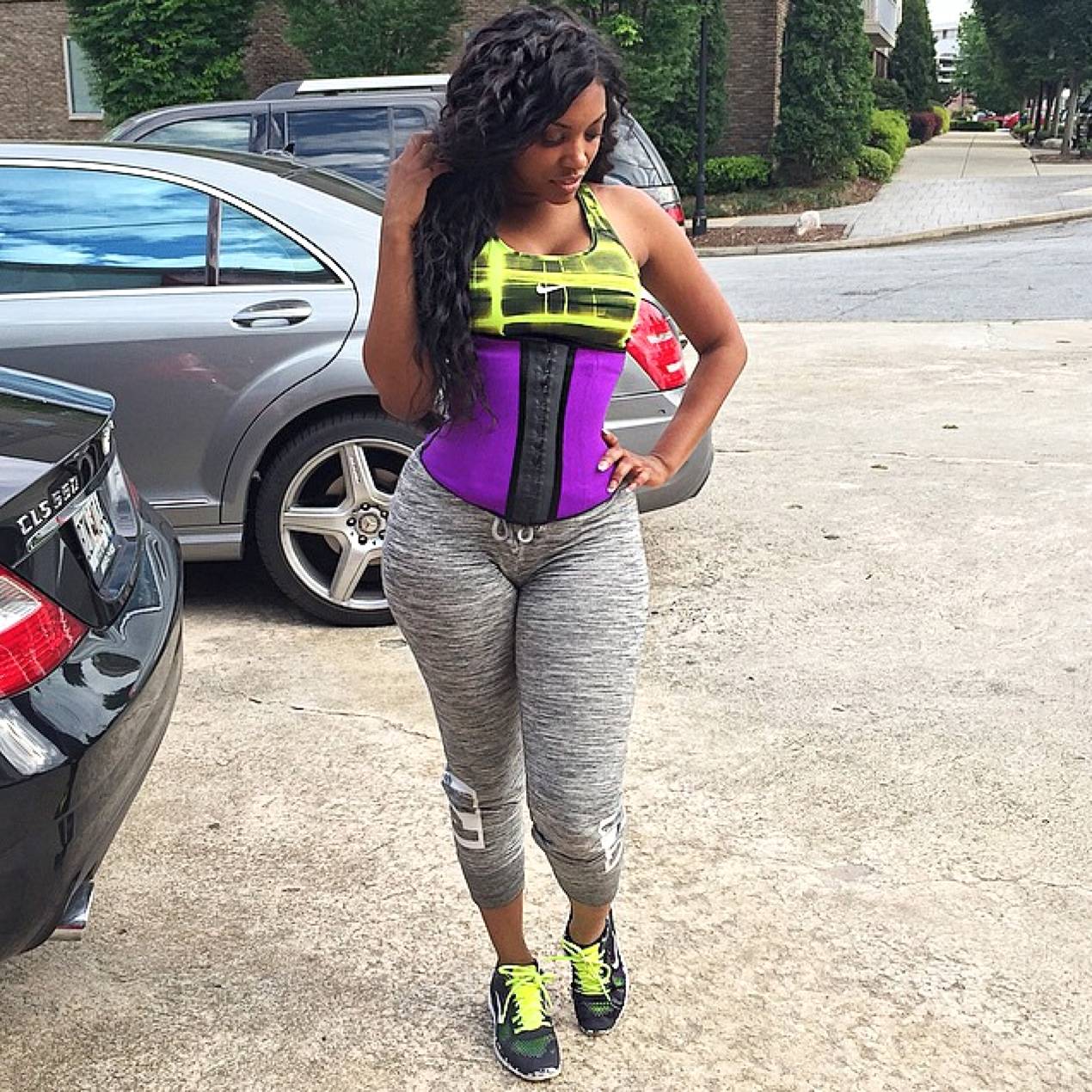 Toya wright waist outlet trainer