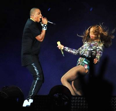 Beyoncé and Jay Z - After watching Nelly take Miss Jackson on tour with him to ease her troubles, we had the bright idea of listing what celebs we'd 'like to see go on tour together.  Bey and Jay don't technically count since they've already gone on tour together, but we'd love a part deux.&nbsp; (Photo: Tim Edwards/WENN.com)
